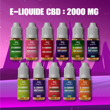 E-liquide CBD 2000mg - Tengrams